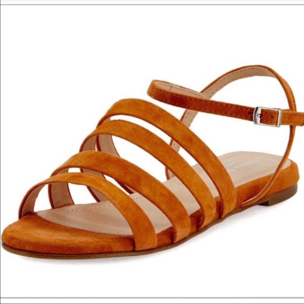 COPY - Charles David Orange Strappy Sandal